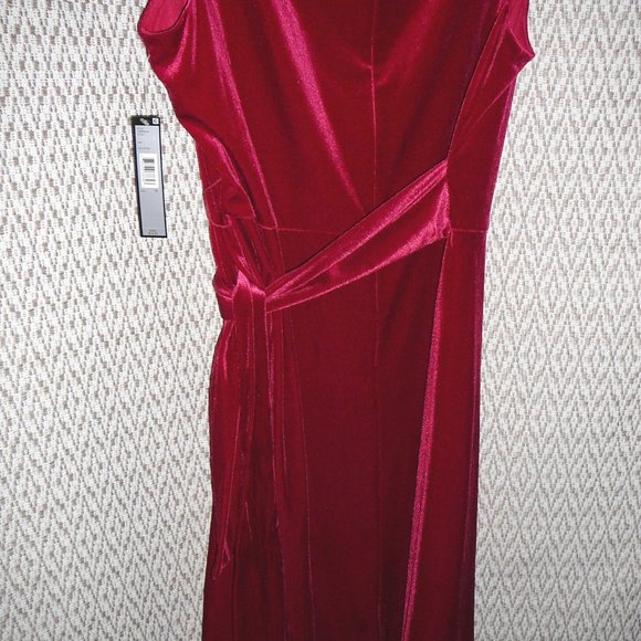 Red Velvet Holiday Dress 18 NWT - Picture 9 of 12